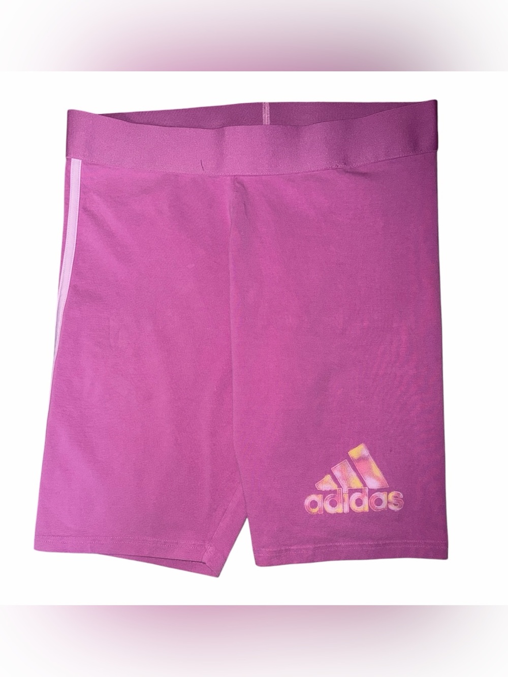 Adidas Bike Shorts Women’s Large Athleisure Luxe Purple
